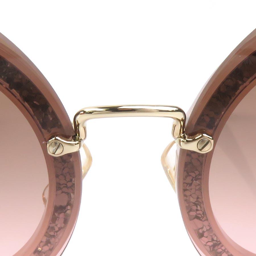 miu miu（ミュウミュウ） サングラス プラスチック/ラインストーン