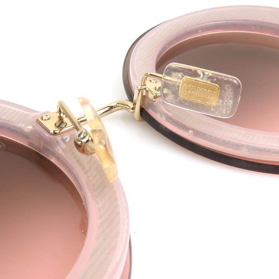 miu miu（ミュウミュウ） サングラス プラスチック/ラインストーン