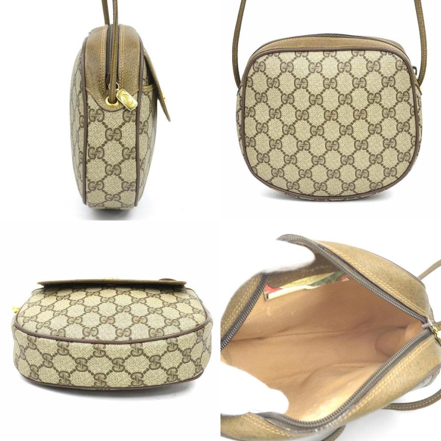 GUCCI（グッチ） ショルダーバッグ GGスプリームキャンバス ブラウン