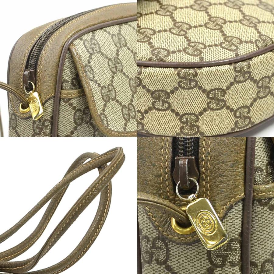GUCCI（グッチ） ショルダーバッグ GGスプリームキャンバス ブラウン
