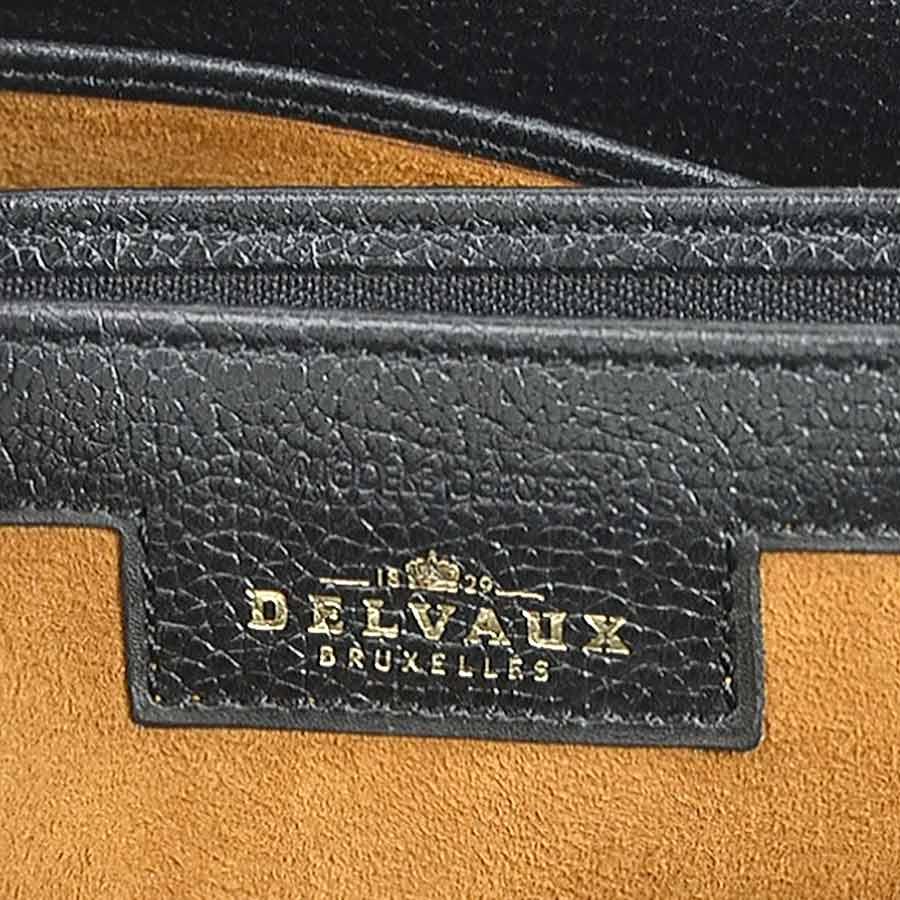 DELVAUX デルヴォー マダム レザー デルヴォー DELVAUX ハンドバッグ マダム レザー ブラック : ブランド