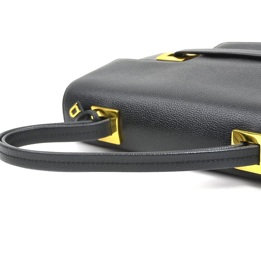 DELVAUX デルヴォー マダム レザー デルヴォー DELVAUX ハンドバッグ マダム レザー ブラック : ブランド