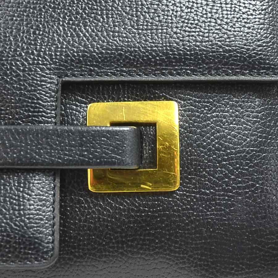 デルヴォー DELVAUX ハンドバッグ マダム レザー ブラック : ブランド