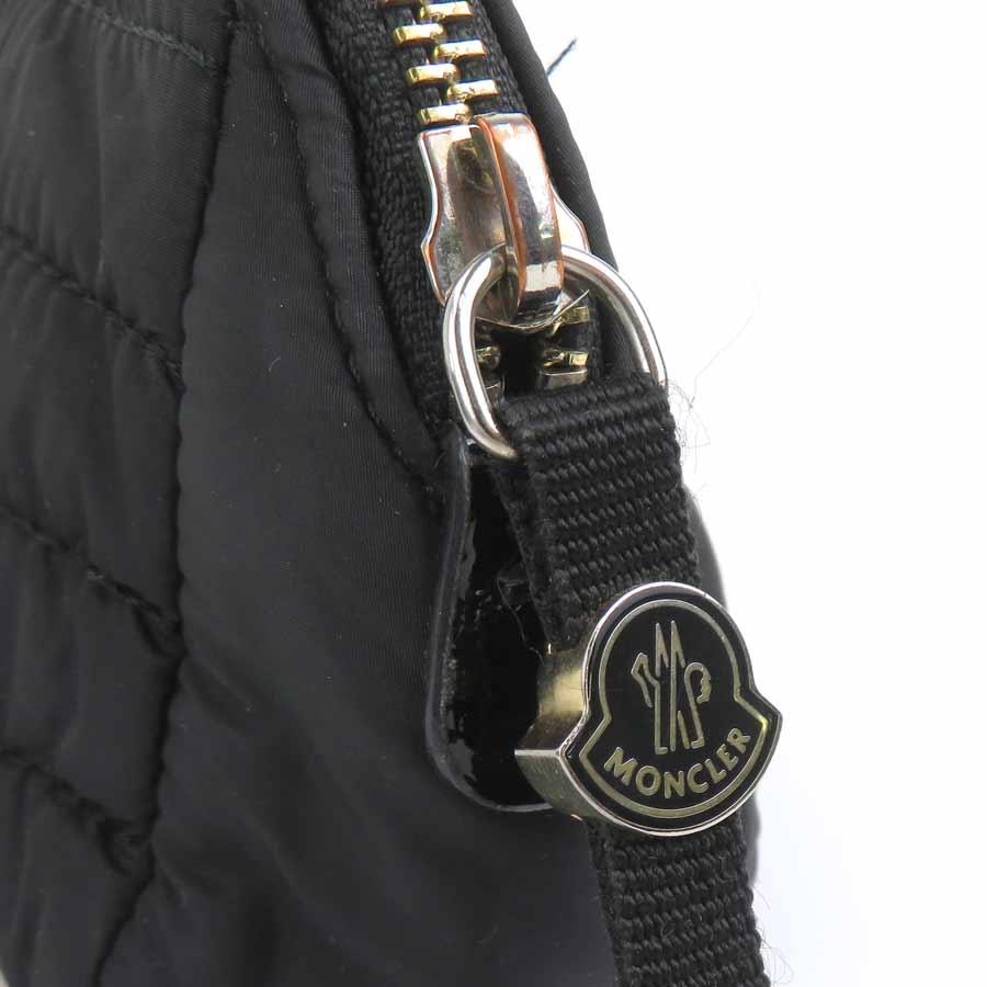 MONCLER（モンクレール） ポーチ ナイロン ブラック : ブランド