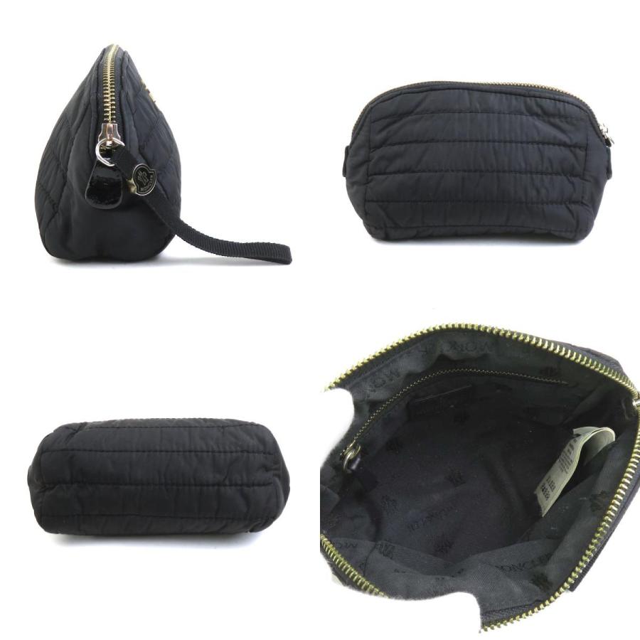 MONCLER（モンクレール） ポーチ ナイロン ブラック : ブランド