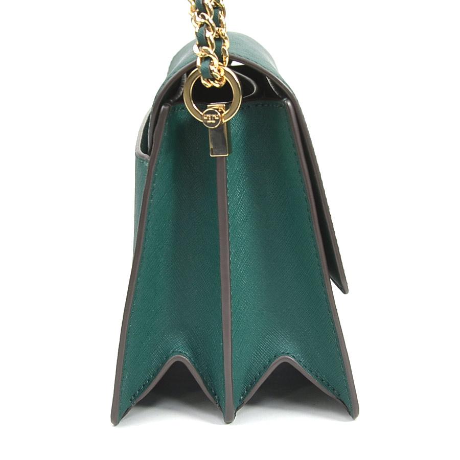 TORY BURCH（トリーバーチ） ショルダーバッグ レザー グリーン