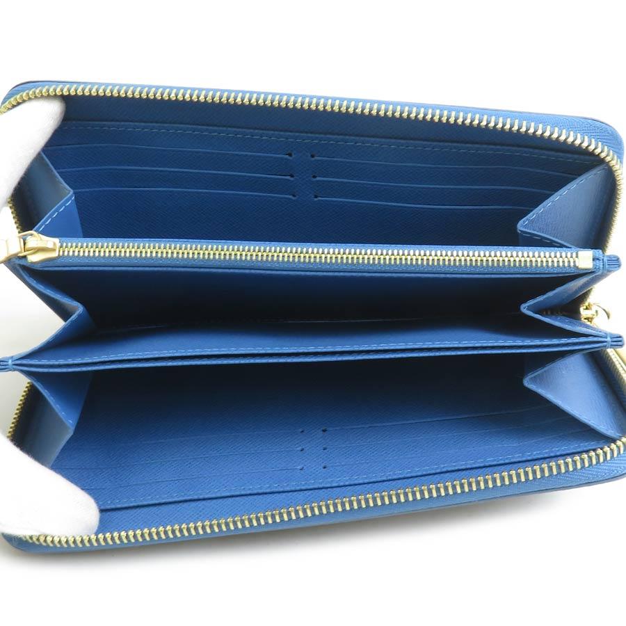 専用　ヴィトン モノグラム ジッピーウォレット ブルージーン ラウンドファスナー LOUIS VUITTON（ルイ・ヴィトン） ルイ ヴィトン ラウンドファスナー長