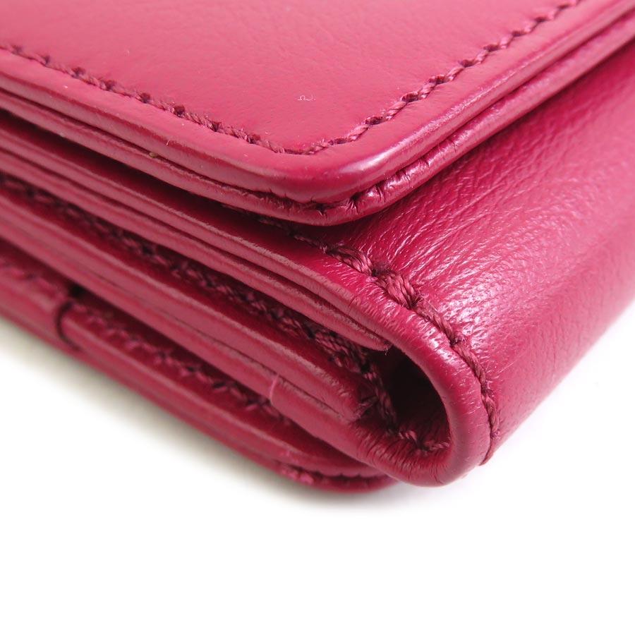 agnes b.（アニエスベー） 三つ折り財布 レザー ピンク系 : ブランド