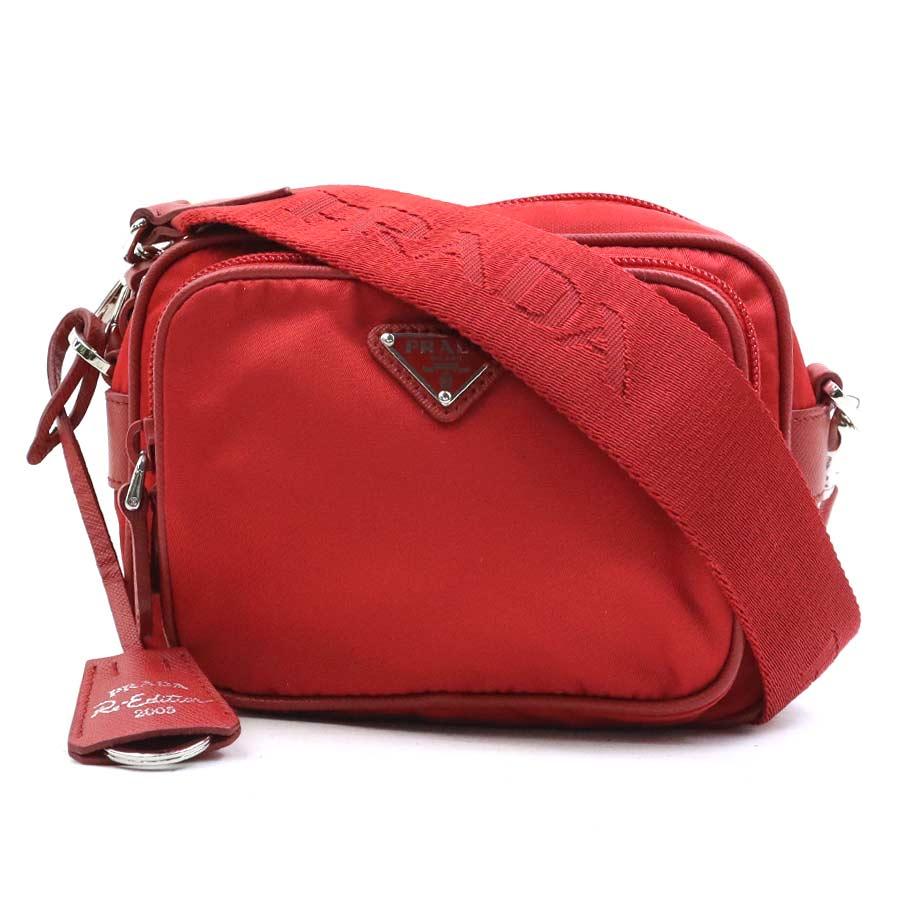 PRADAショルダー PRADA（プラダ） ショルダーバッグ ナイロン レッド : ブランド