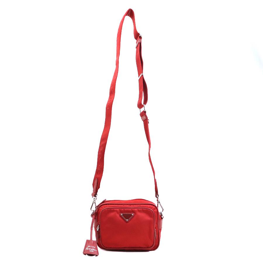PRADA（プラダ） ショルダーバッグ ナイロン レッド : ブランド