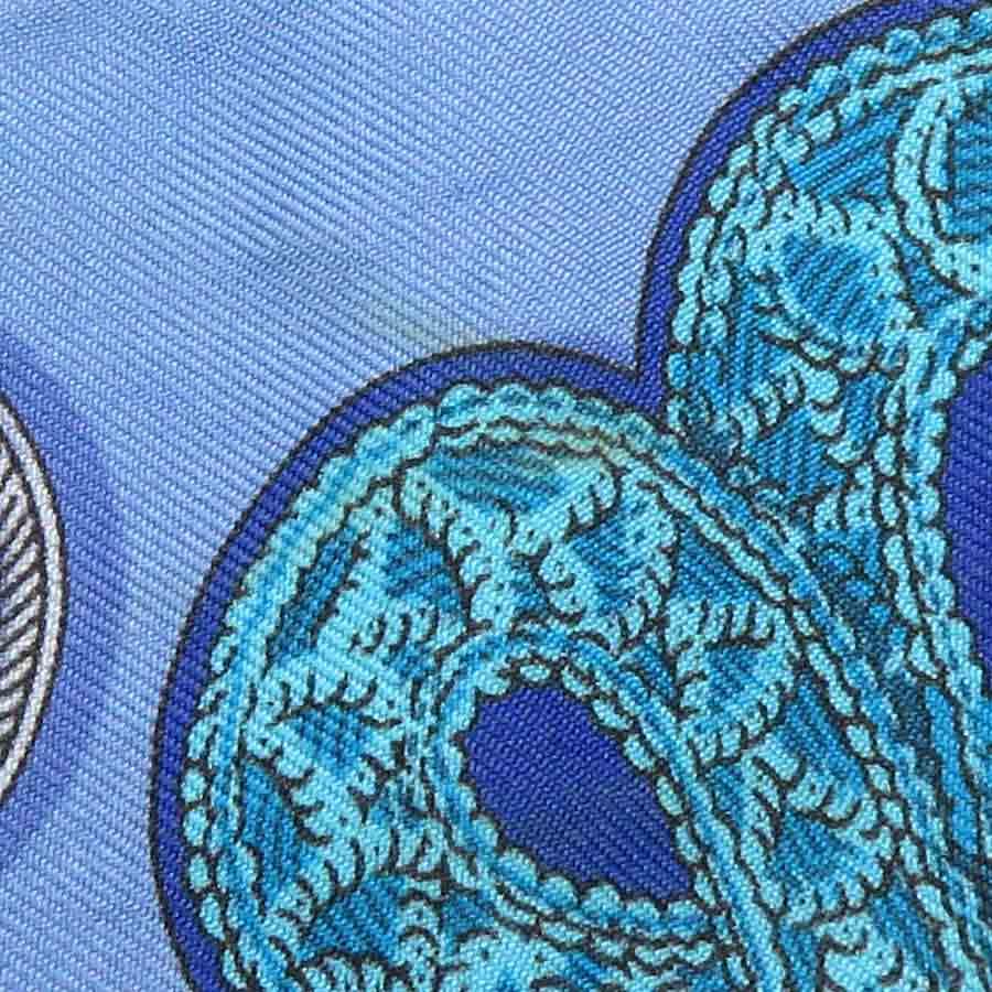 HERMES（エルメス） スカーフ ツイリー シルク ブルー系 : ブランド