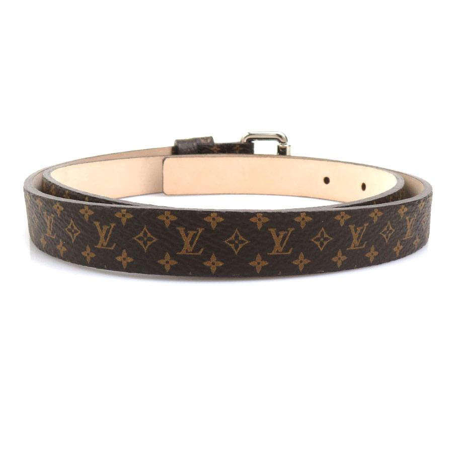 ルイ ヴィトン LOUIS VUITTON ベルト UNIFORMES スタッフユニフォーム モノグラム モノグラムキャンバス ブラウン レディース 送料無料【中古】 56566a LOUIS VUITTON（ルイ・ヴィトン） ルイ ヴィトン ベルト UNIFORMES