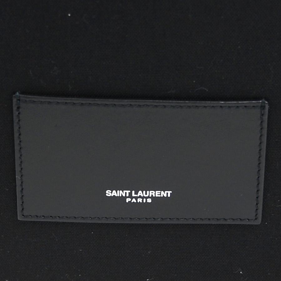 サンローラン SAINT LAURENT リュック キャンバス/レザー カーキ