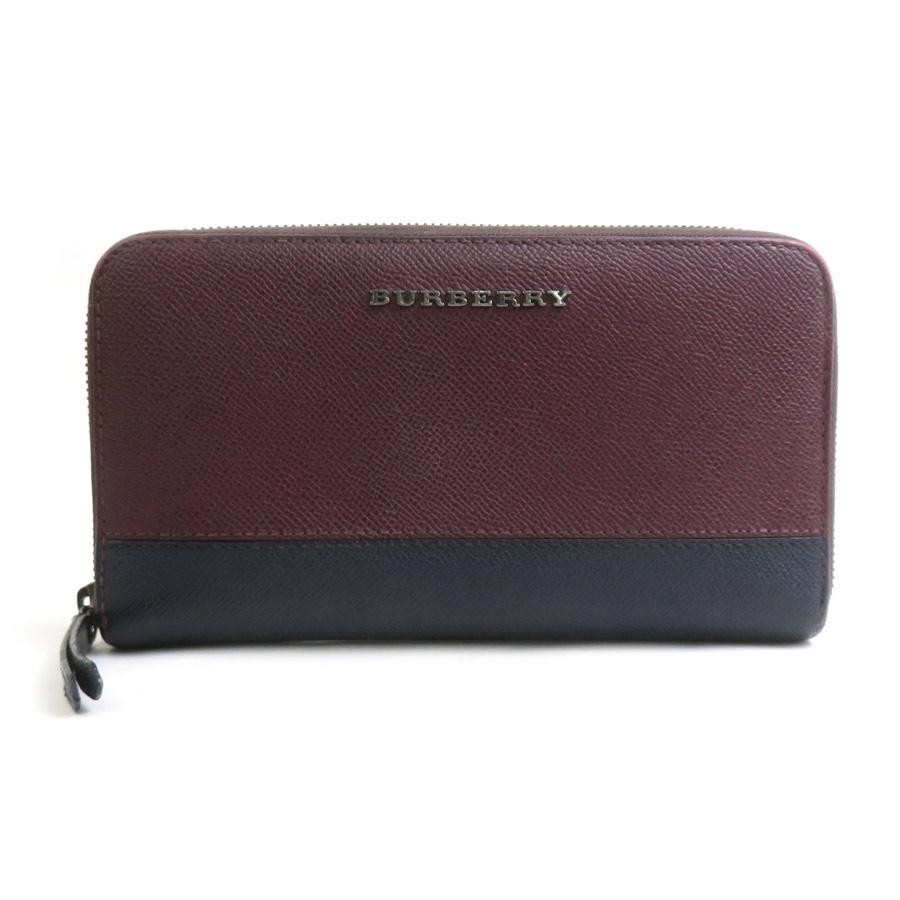 なつ！最終お値下げ！BURBERRY ボルドー 長財布 新品 正規品 バーバリー長財布ボルドー 【公式通販】