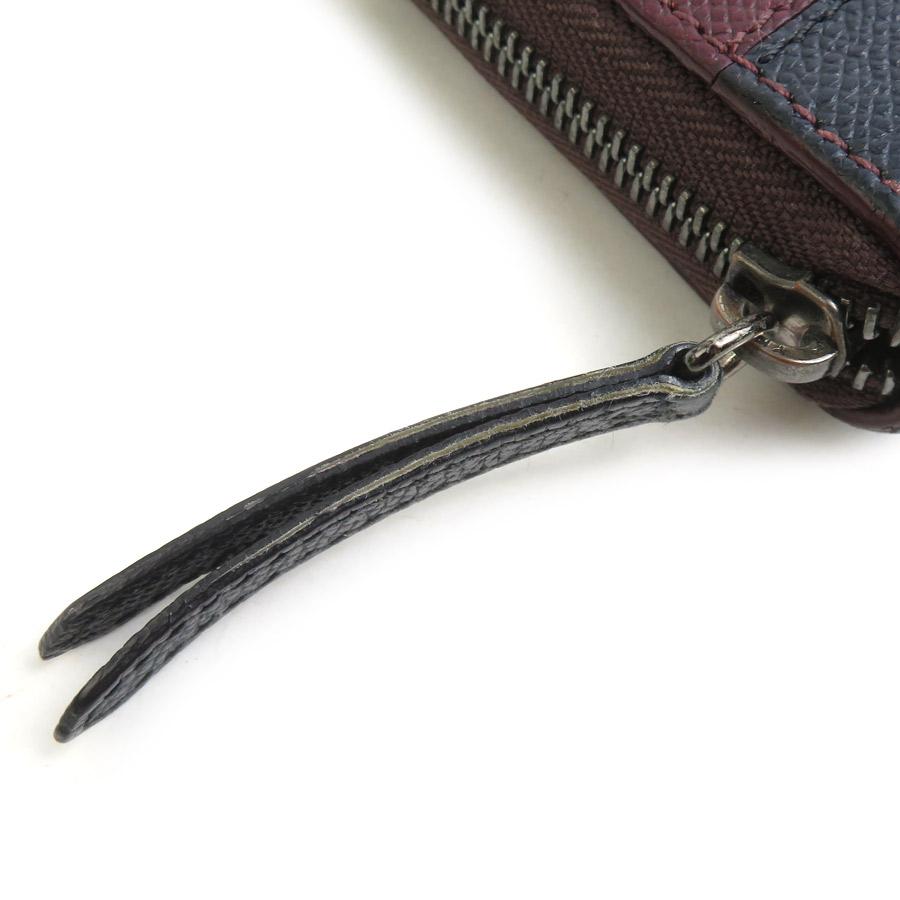 BURBERRY（バーバリー） ラウンドファスナー長財布 レザー ボルドー