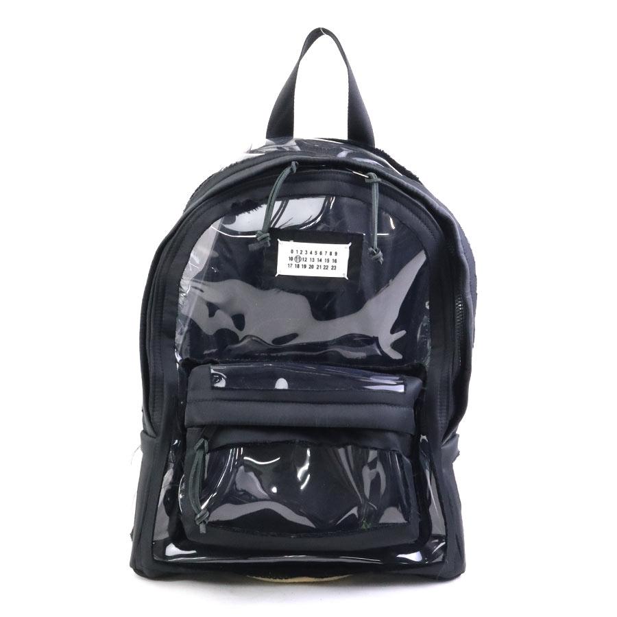 MAISON MARGIELA リュックサック 18AW ネイビー ナイロン メゾンマルジェラ Maison Margiela リュック PVC/ナイロン ブラック