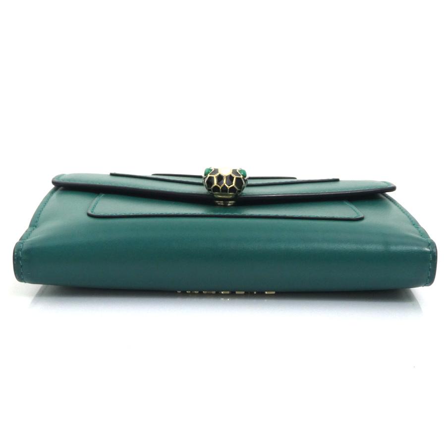 BVLGARI ブルガリ 二つ折り財布 セルペンティ フォーエバー BVLGARI（ブルガリ） 二つ折り財布 セルペンティ フォーエバー レザー