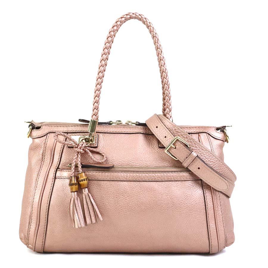 GUCCI（グッチ） ハンドバッグ ショルダーバッグ ベラ レザー 