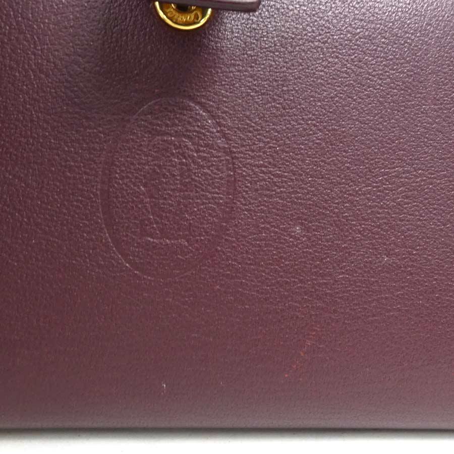 Cartier（カルティエ） 二つ折り長財布 マストライン レザー ボルドー