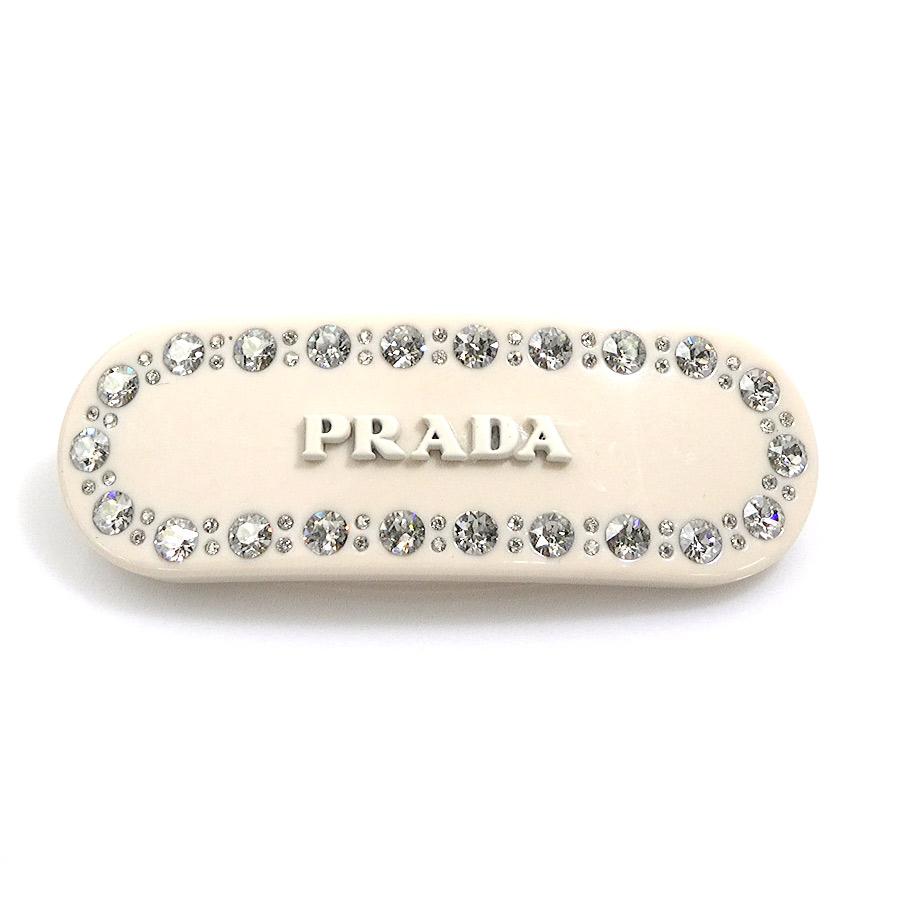 PRADA（プラダ） バレッタ レジン ベージュ : ブランドバリュー - 通販