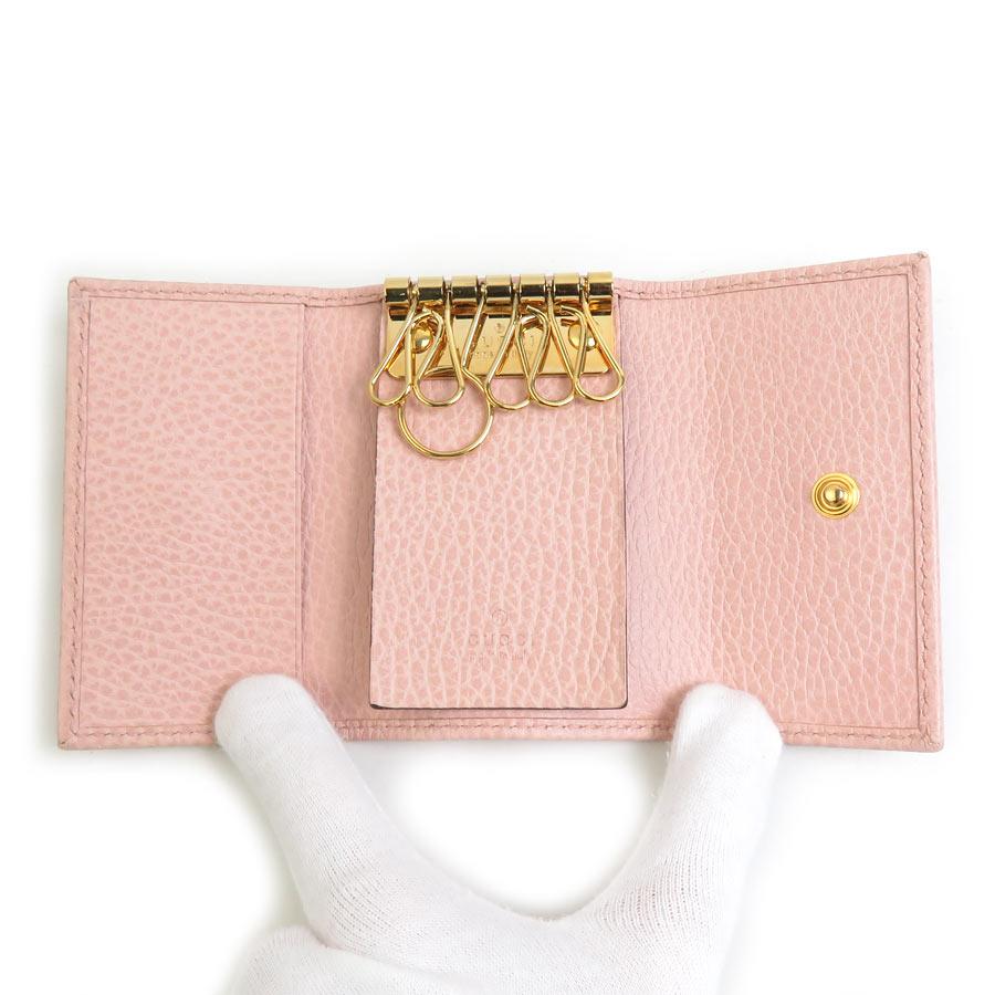 GUCCI（グッチ） キーケース レザー ピンク : ブランドバリュー - 通販