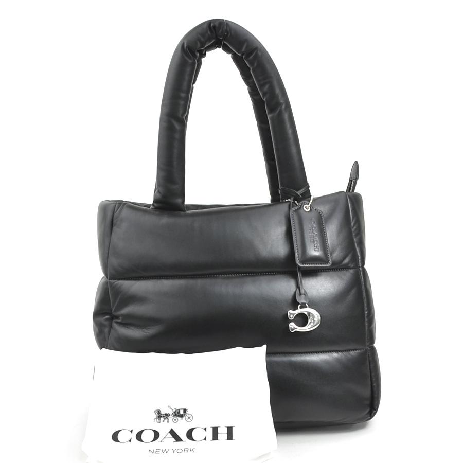 COACH レザー ショルダーバッグ ブラック COACH（コーチ） ショルダーバッグ レザー ブラック : ブランド