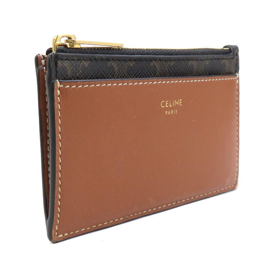 CELINE（セリーヌ） コインケース PVCコーティングキャンバス/レザー