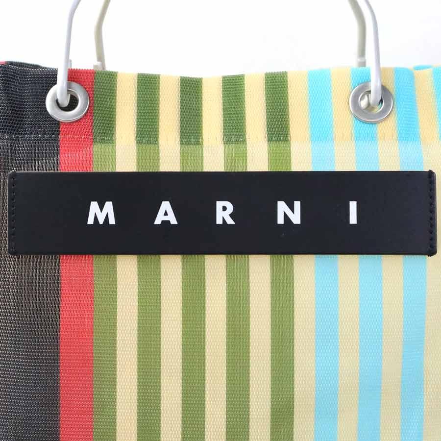 MARNI（マルニ） ハンドバッグ フラワーカフェ ナイロン/アルミ/レザー