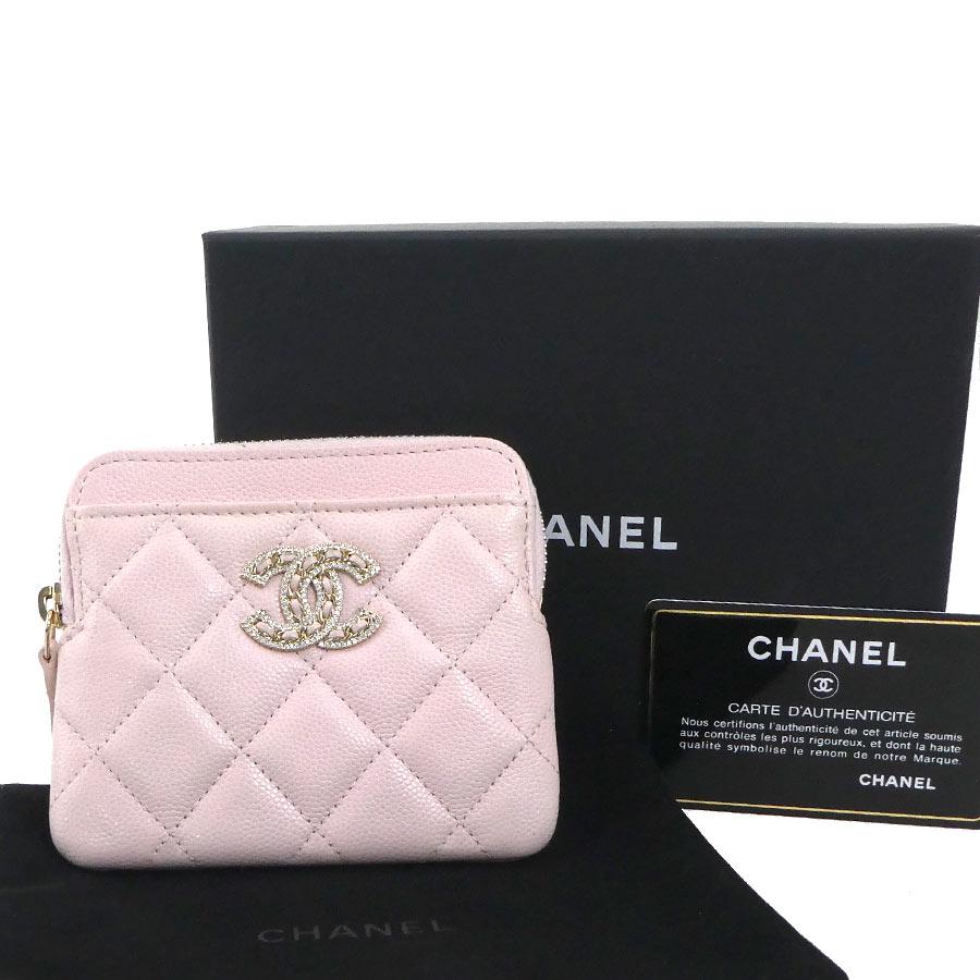 CHANEL（シャネル） コインケース シャネル19ジップ キャビアスキン