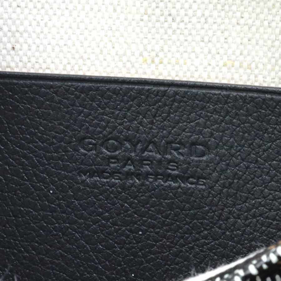 ゴヤール GOYARD ショルダーバッグ プリュメ PVCコーティングキャンバス ブラック レディース 送料無料【中古】 90033g GOYARD（ゴヤール） ショルダーバッグ プリュメ PVCコーティング