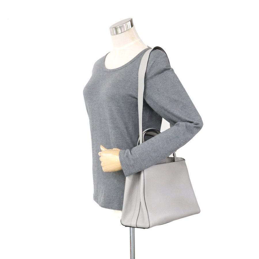 美品⭐︎Valextra ヴァレクストラ トリエンナーレ ダークグレー Valextra（ヴァレクストラ） ハンドバッグ ショルダーバッグ
