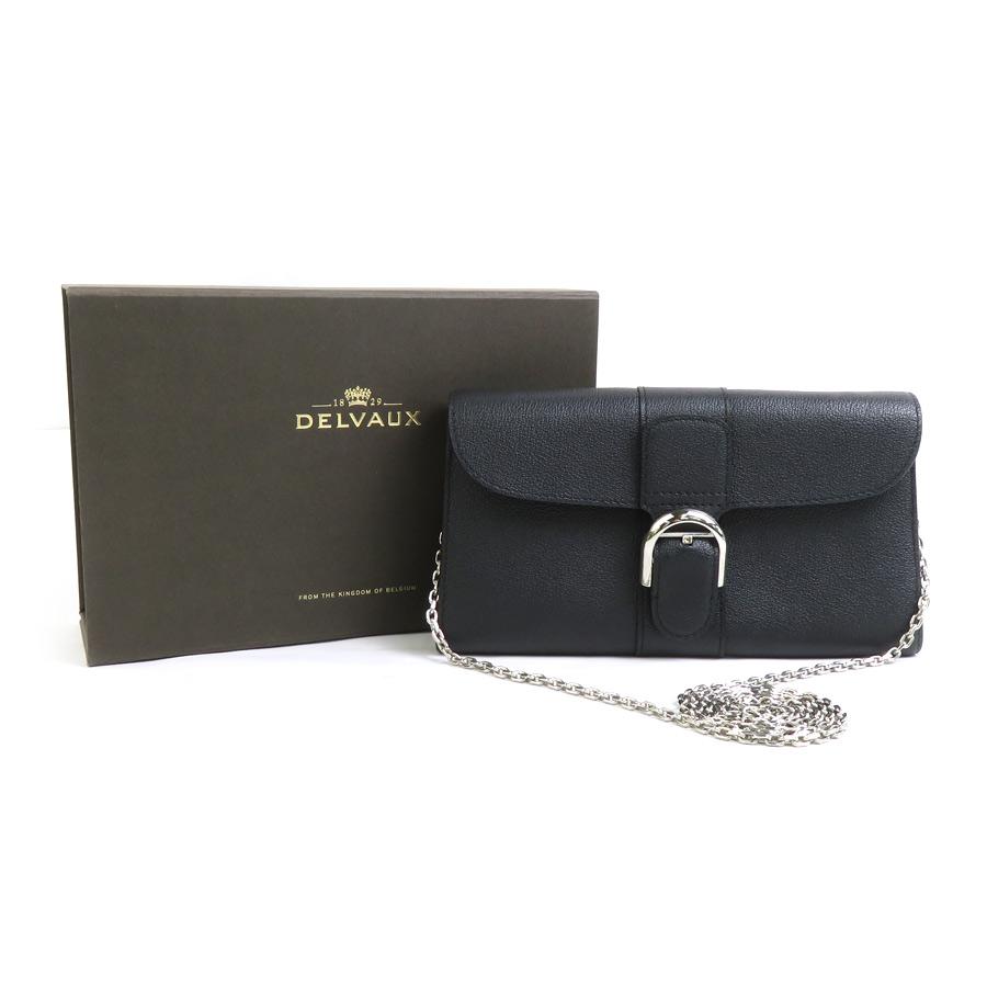 ★KK★ デルヴォー Delvaux ブリヨン レザー チェーンウォレット デルヴォー DELVAUX チェーンウォレット ブリヨン ロングチェーン