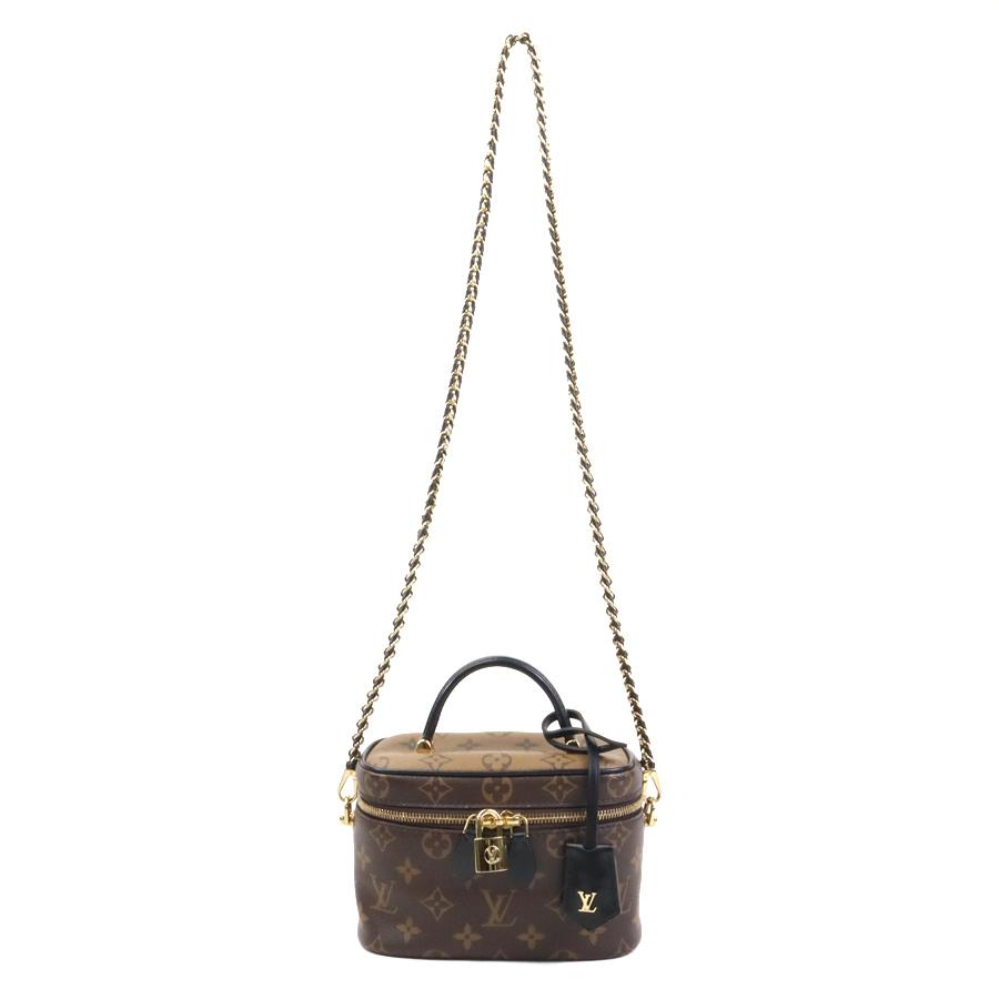 ルイ ヴィトン LOUIS VUITTON ショルダーバッグ バニティバッグ ヴァニティNV PM/モノグラム リバース ブラウン_15