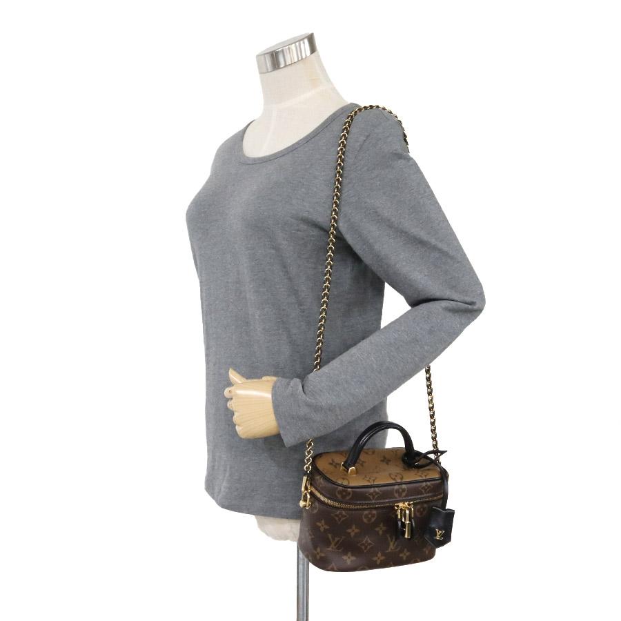 ルイ ヴィトン LOUIS VUITTON ショルダーバッグ バニティバッグ ヴァニティNV PM/モノグラム リバース ブラウン_16