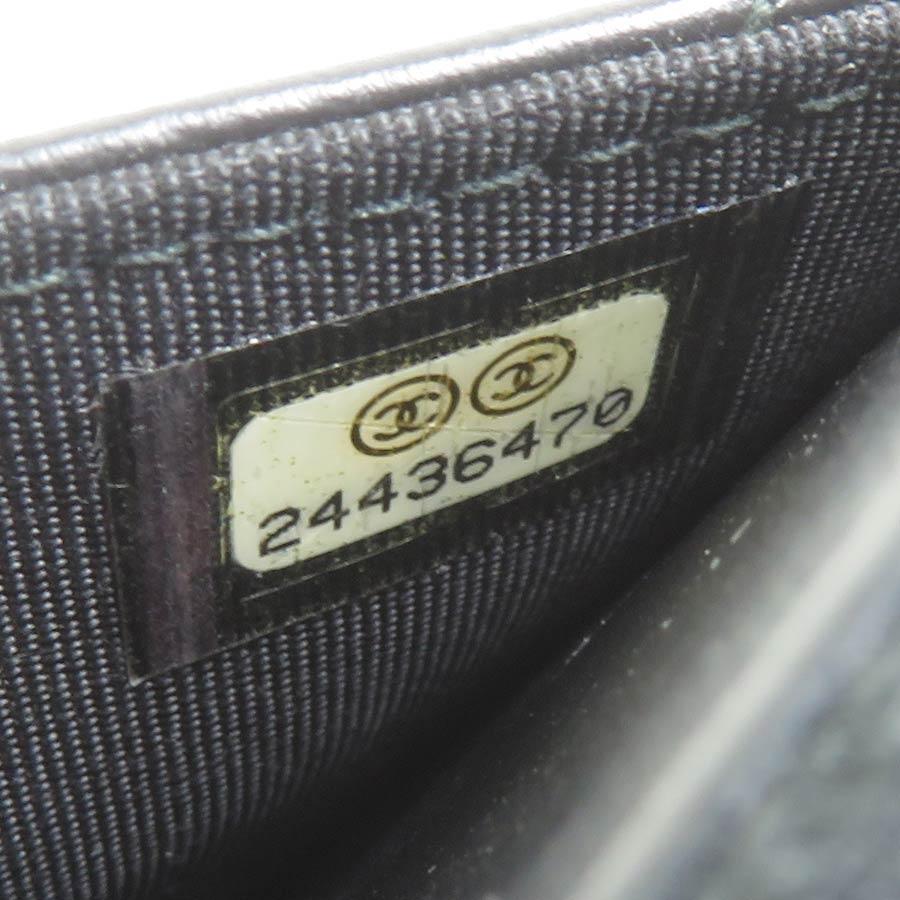 CHANEL（シャネル） チェーンウォレット ラムスキン ブラック