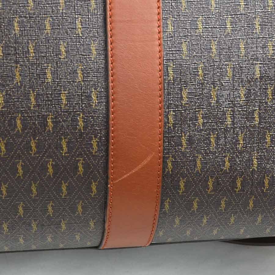 サンローラン SAINT LAURENT ボストンバッグ PVCコーティング