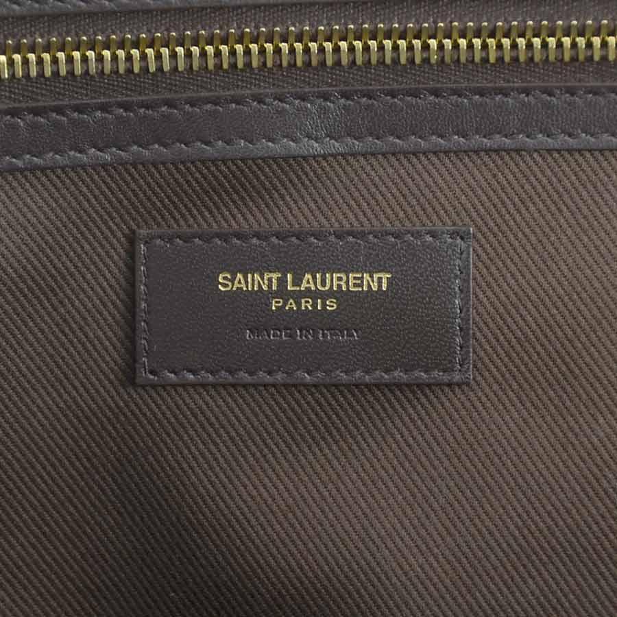 サンローラン SAINT LAURENT ボストンバッグ PVCコーティング