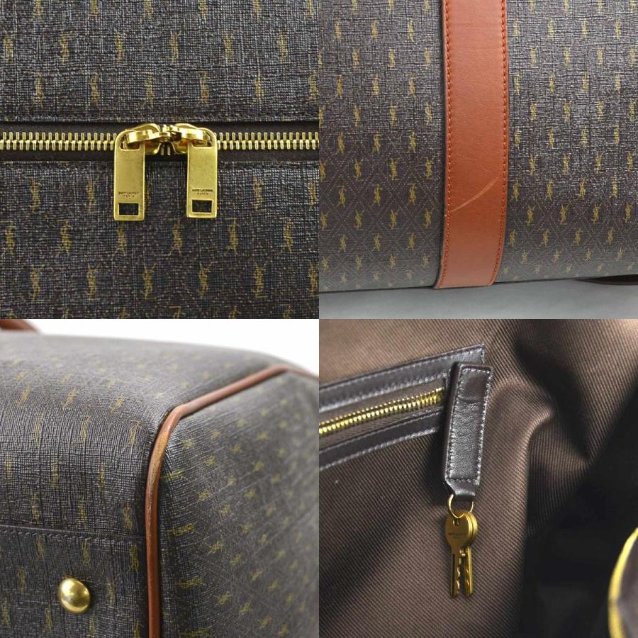 サンローラン SAINT LAURENT ボストンバッグ PVCコーティング