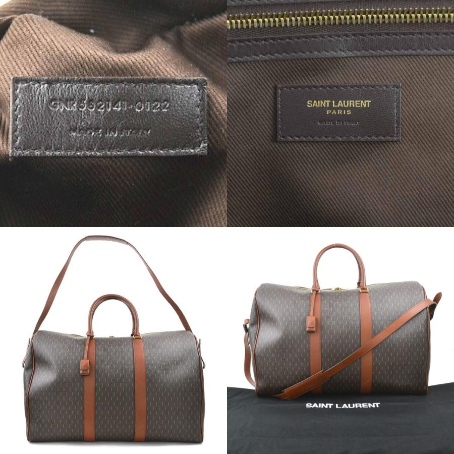 サンローラン SAINT LAURENT ボストンバッグ PVCコーティング