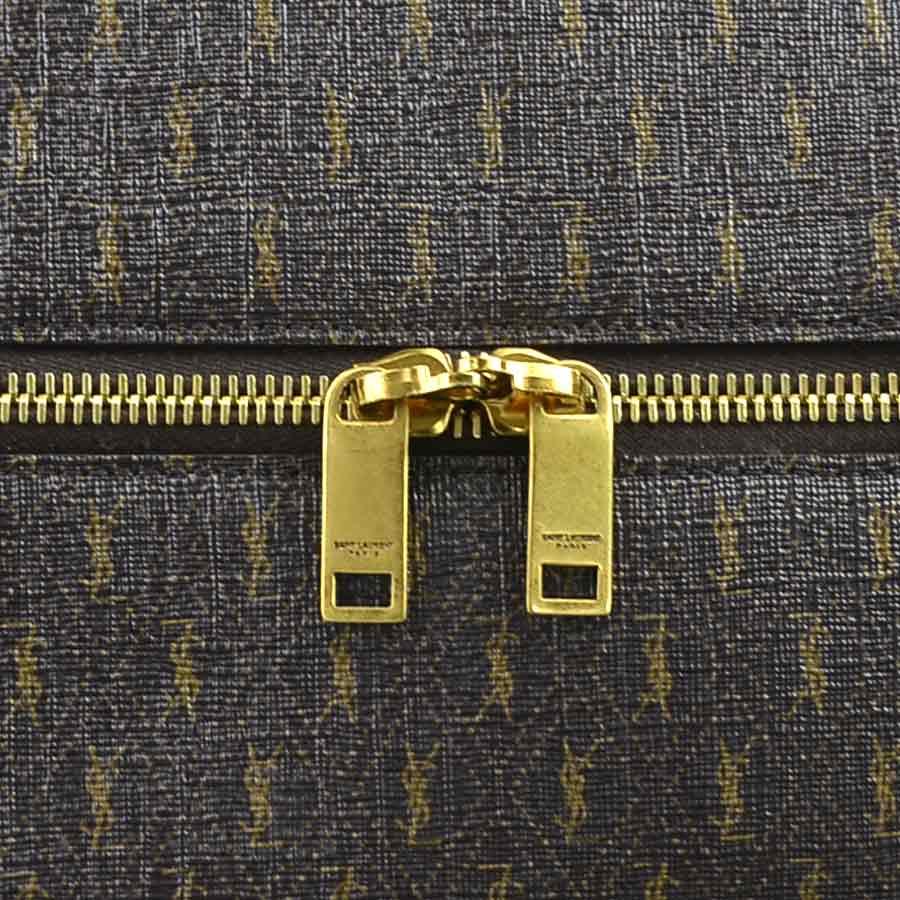 サンローラン SAINT LAURENT ボストンバッグ PVCコーティング