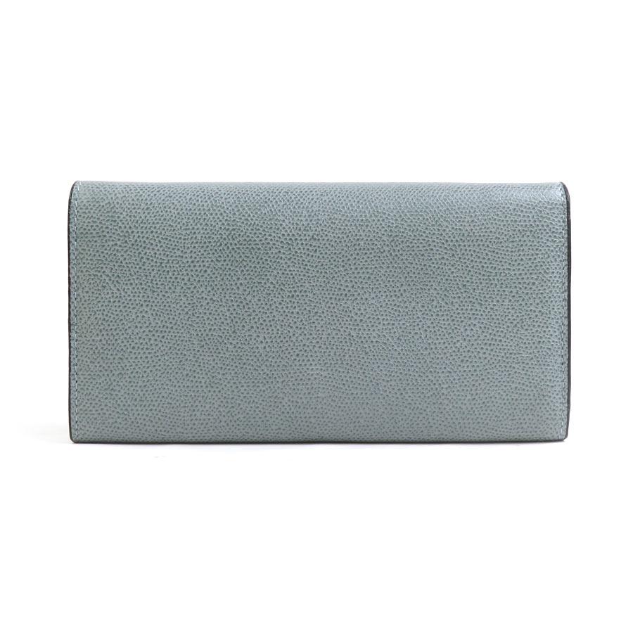 ヴァレクストラ レザー チェーンウォレット グレー