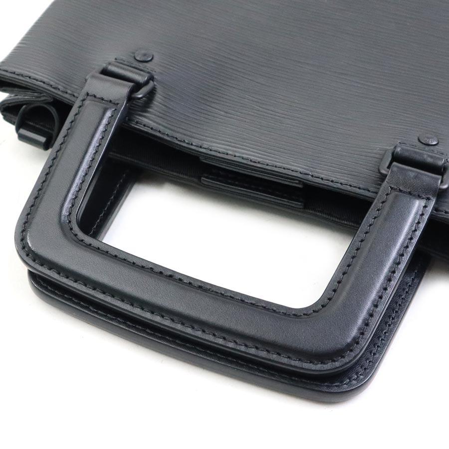 ルイ ヴィトン LOUIS VUITTON ハンドバッグ ショルダーバッグ サックプラ フォールド エピレザー ノワール_5