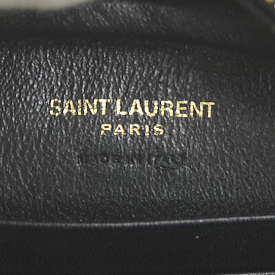 サンローラン SAINT LAURENT ショルダーバッグ レザー ネイビー