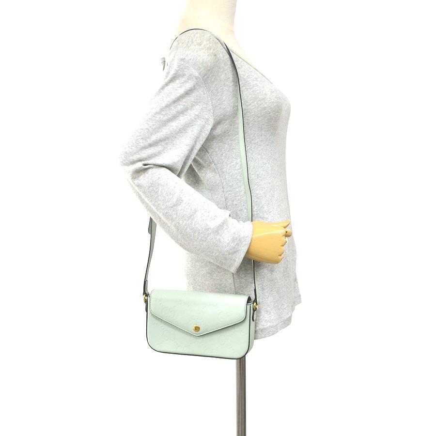 GUCCI（グッチ） ショルダーバッグ スーパーミニ レザー ペール