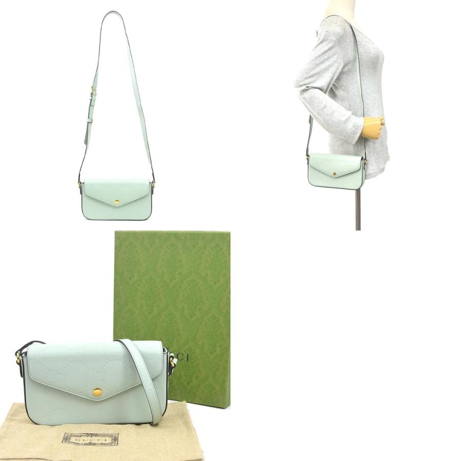 GUCCI（グッチ） ショルダーバッグ スーパーミニ レザー ペール