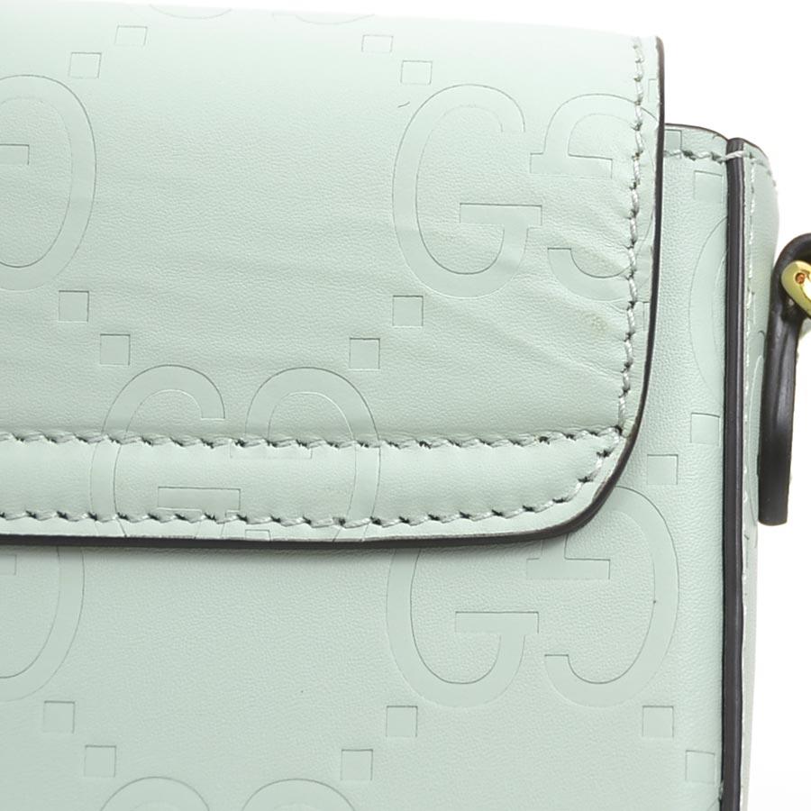 GUCCI（グッチ） ショルダーバッグ スーパーミニ レザー ペール