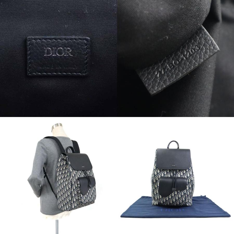 クリスチャンディオール Christian Dior リュック オブリーク サドル