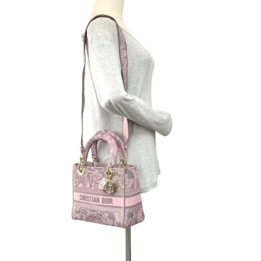 Christian Dior サドルバッグ グレーピンク クリスチャンディオール Christian Dior ハンドバッグ ショルダー