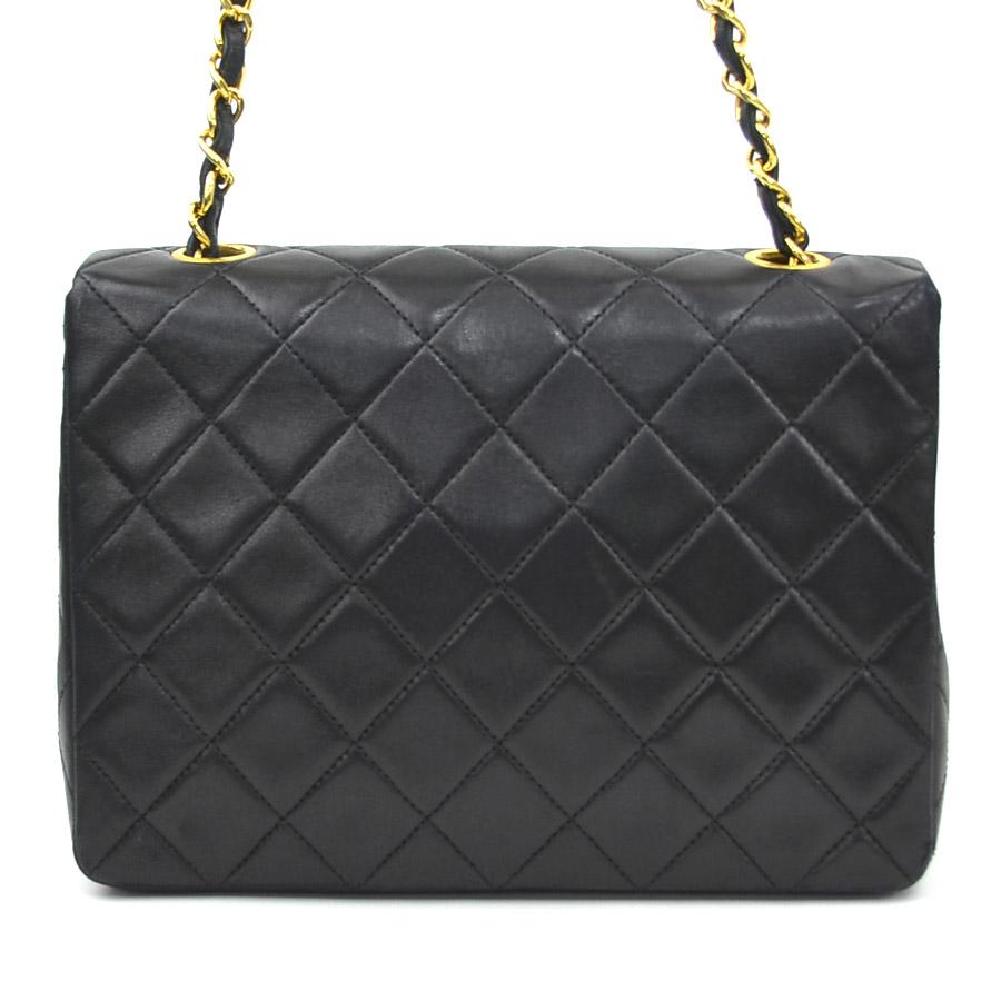 CHANEL（シャネル） ショルダーバッグ マトラッセ ラムスキン ブラック