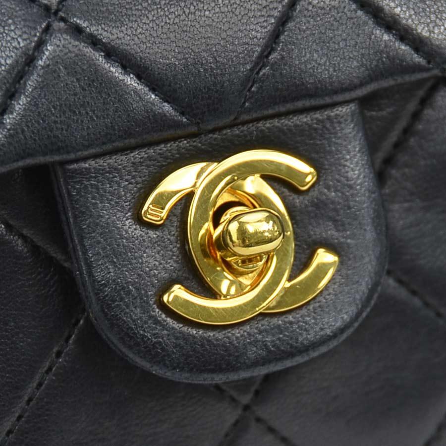 CHANEL（シャネル） ショルダーバッグ マトラッセ ラムスキン ブラック